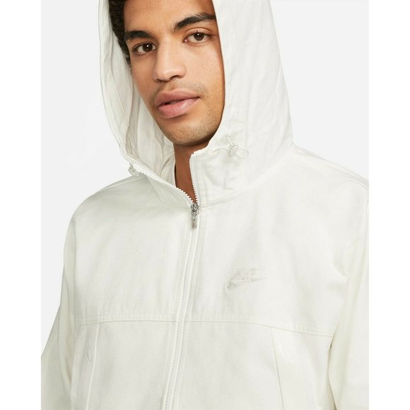 Nike Sportswear Canvas Lightweight Jacket Men's White Loose Size XL DC8087-901 - Picture 3 of 5